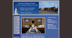 Desktop Screenshot of danriverbaptistchurch.org